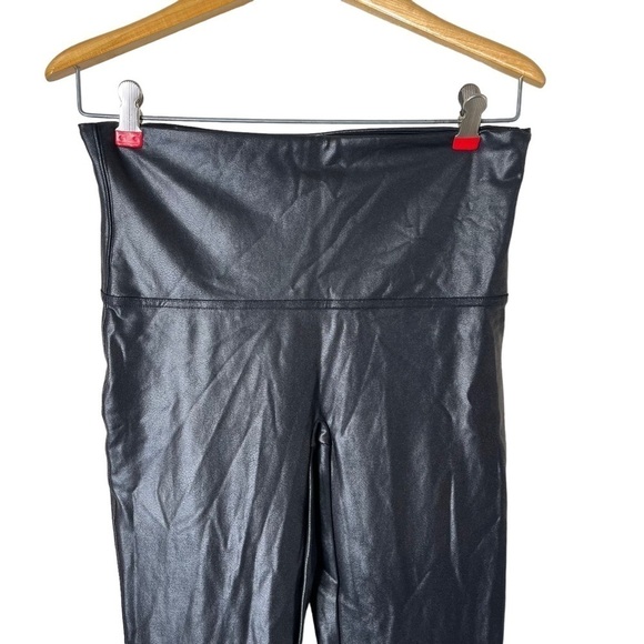 SPANX x REVOLVE Faux Leather High Waisted Leggings - Picture 4 of 11